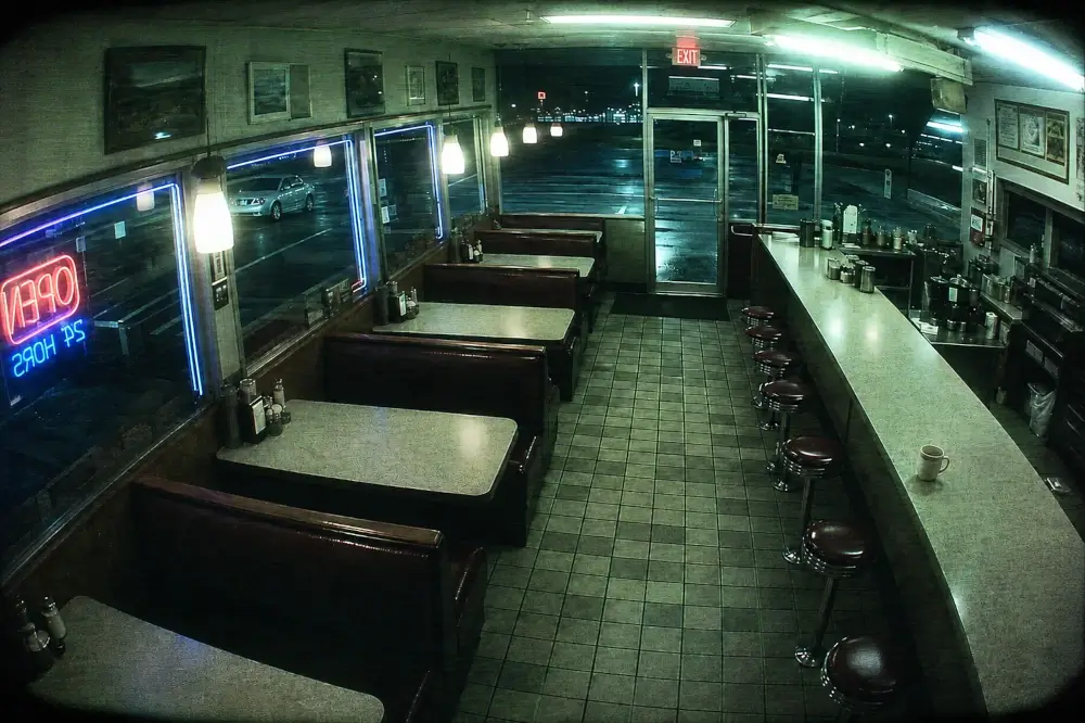 Moonlight Diner interior live feed